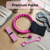 Premium Pakke med pink Northoop hulahopring, svedbælte træningstilbehør